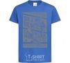 Kids T-shirt Live To Skate royal-blue фото