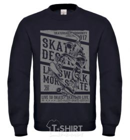 Sweatshirt Live To Skate black фото