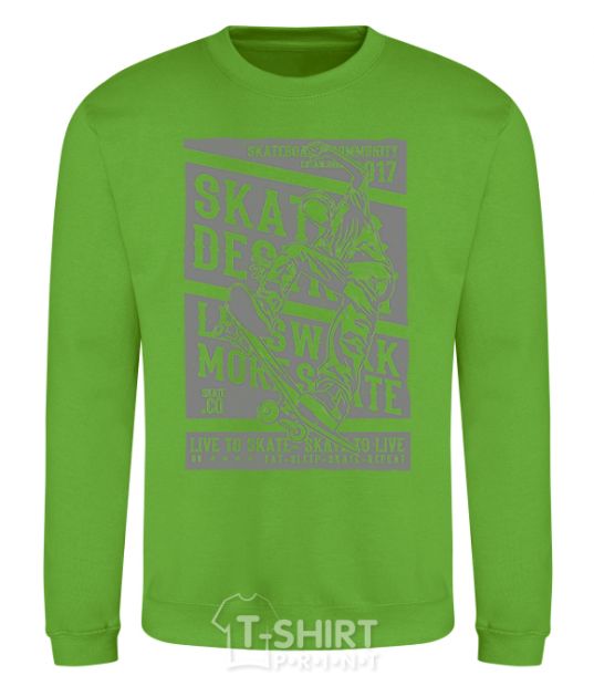 Sweatshirt Live To Skate orchid-green фото