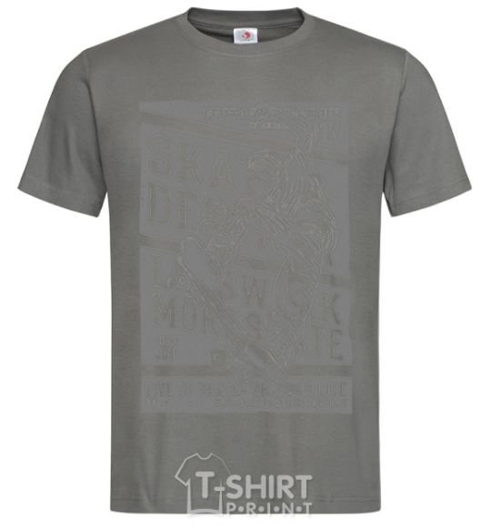 Men's T-Shirt Live To Skate dark-grey фото