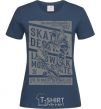 Women's T-shirt Live To Skate navy-blue фото
