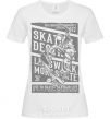 Women's T-shirt Live To Skate White фото