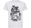 Kids T-shirt Low Rider White фото