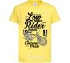 Kids T-shirt Low Rider cornsilk фото