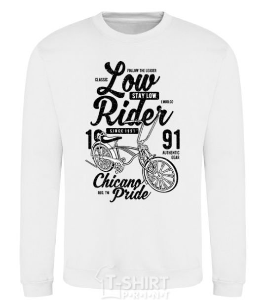 Sweatshirt Low Rider White фото
