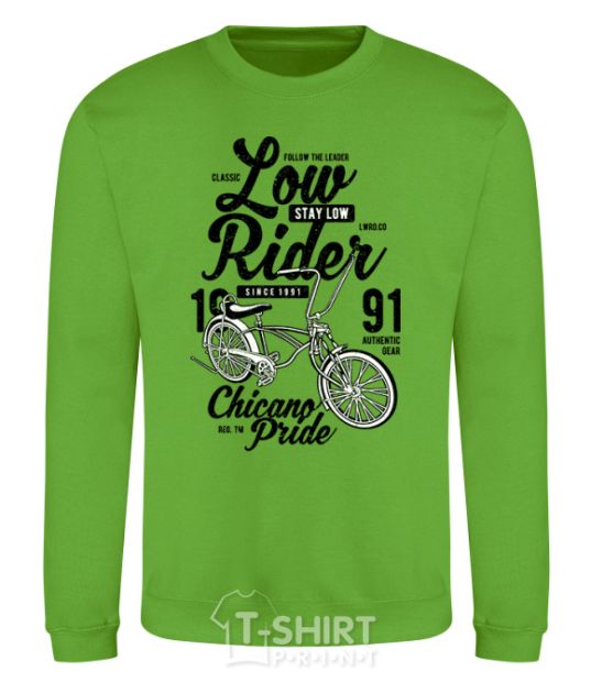 Sweatshirt Low Rider orchid-green фото