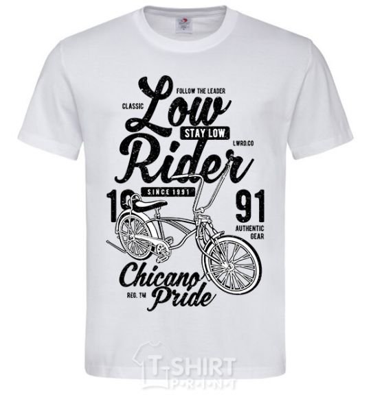 Men's T-Shirt Low Rider White фото