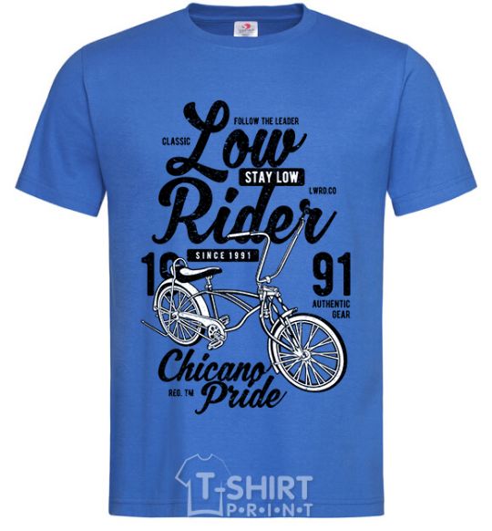 Men's T-Shirt Low Rider royal-blue фото
