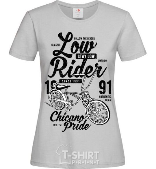 Women's T-shirt Low Rider grey фото