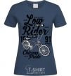 Women's T-shirt Low Rider navy-blue фото