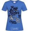 Women's T-shirt Low Rider royal-blue фото
