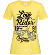 Женская футболка Low Rider Лимонный фото