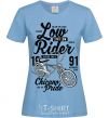 Women's T-shirt Low Rider sky-blue фото
