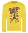 Sweatshirt Marathon Runner yellow фото