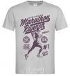 Мужская футболка Marathon Runner Серый фото
