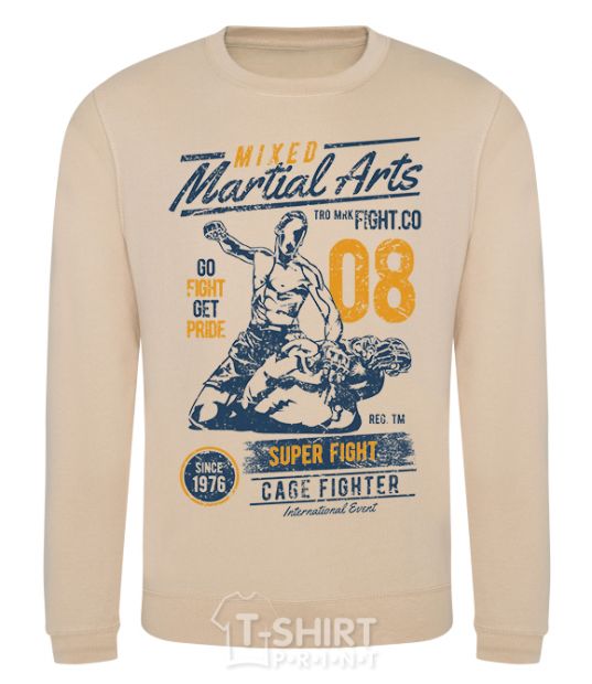 Sweatshirt Mixed Martial Arts sand фото