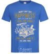 Men's T-Shirt Money Can't Buy Happiness royal-blue фото