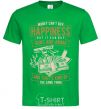 Men's T-Shirt Money Can't Buy Happiness kelly-green фото