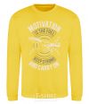 Sweatshirt Motivation Is The Fuel yellow фото