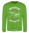 Sweatshirt Motivation Is The Fuel orchid-green фото