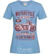 Женская футболка Motorcycle Classic Голубой фото