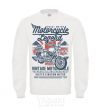 Sweatshirt Motorcycle Legend White фото