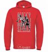 Men`s hoodie Muay Thai bright-red фото