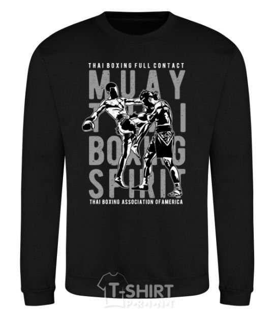 Sweatshirt Muay Thai black фото