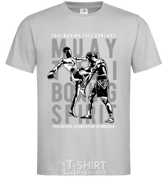 Men's T-Shirt Muay Thai grey фото