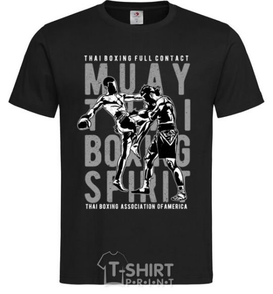 Men's T-Shirt Muay Thai black фото