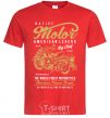 Men's T-Shirt Native Motorcycle red фото