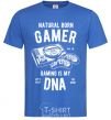 Men's T-Shirt Natural Born Gamer royal-blue фото
