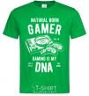 Men's T-Shirt Natural Born Gamer kelly-green фото