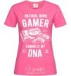 Women's T-shirt Natural Born Gamer heliconia фото