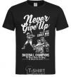 Men's T-Shirt Never Give Up black фото