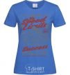 Women's T-shirt No Speed Limits royal-blue фото