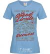 Women's T-shirt No Speed Limits sky-blue фото