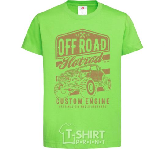 Kids T-shirt Offroad Hotrod orchid-green фото
