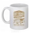 Ceramic mug Offroad Hotrod White фото