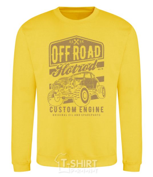 Sweatshirt Offroad Hotrod yellow фото