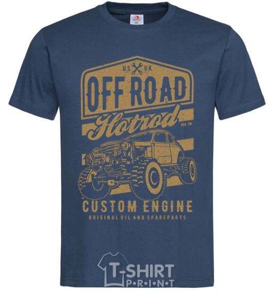 Men's T-Shirt Offroad Hotrod navy-blue фото