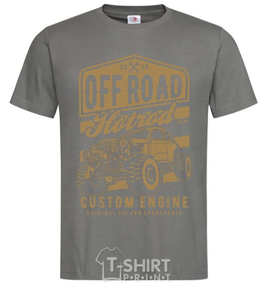 Men's T-Shirt Offroad Hotrod dark-grey фото