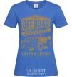 Женская футболка Offroad Hotrod Ярко-синий фото