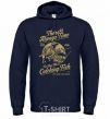 Men`s hoodie One More Catching Fish navy-blue фото