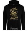 Men`s hoodie One More Catching Fish black фото