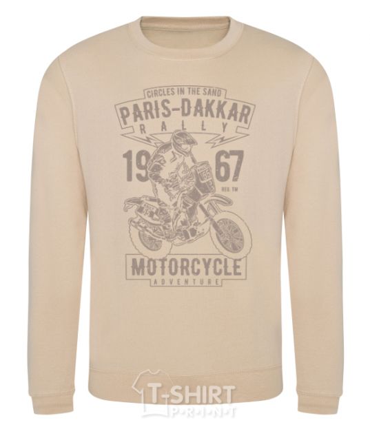 Sweatshirt Paris Dakkar Rally Motorcycle sand фото