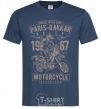 Men's T-Shirt Paris Dakkar Rally Motorcycle navy-blue фото