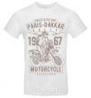 Men's T-Shirt Paris Dakkar Rally Motorcycle White фото