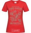 Women's T-shirt Paris Dakkar Rally Motorcycle red фото