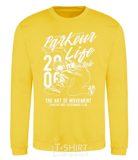 Sweatshirt Parkour Life Style yellow фото